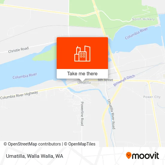 Umatilla map