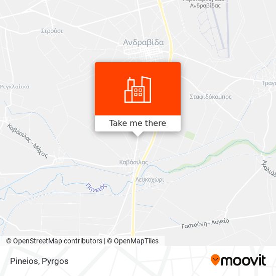 Pineios map