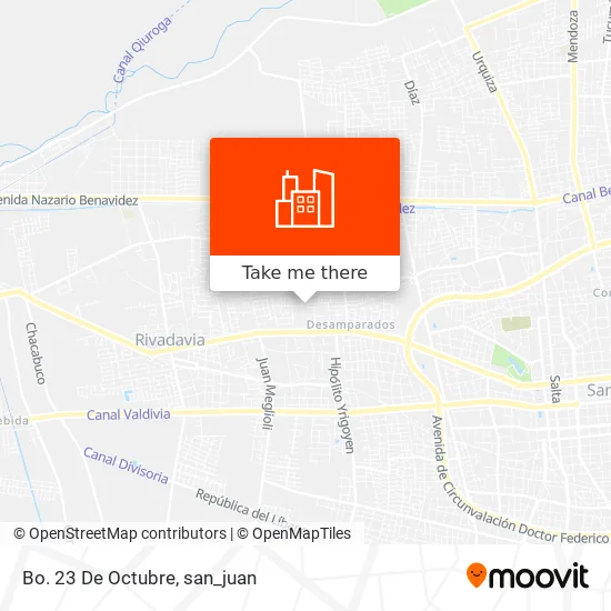Bo. 23 De Octubre map