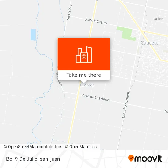 Bo. 9 De Julio map