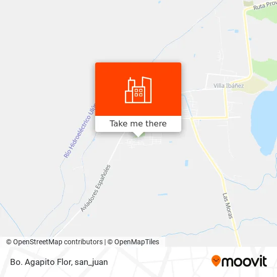 Bo. Agapito Flor map