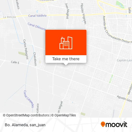 Bo. Alameda map