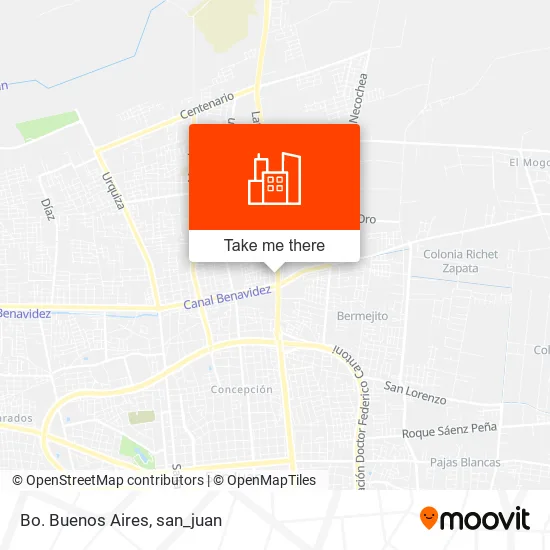 Bo. Buenos Aires map