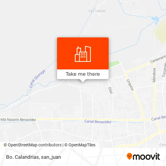 Bo. Calandrias map