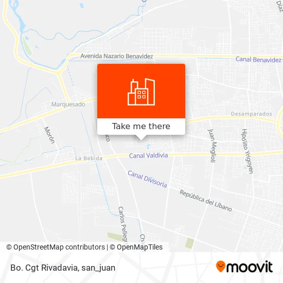 Bo. Cgt Rivadavia map