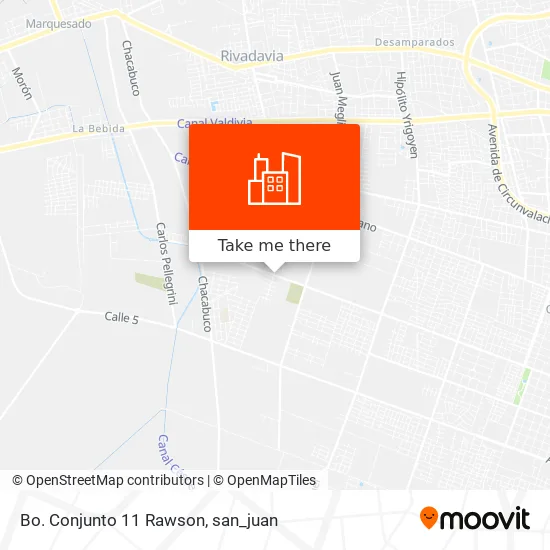 Bo. Conjunto 11 Rawson map