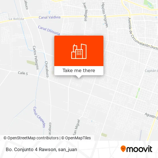 Bo. Conjunto 4 Rawson map