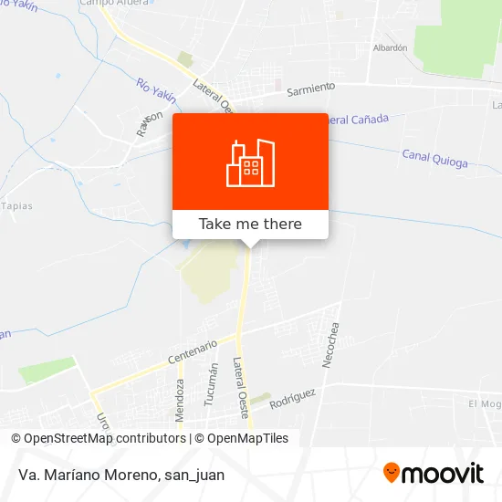 Va. Maríano Moreno map