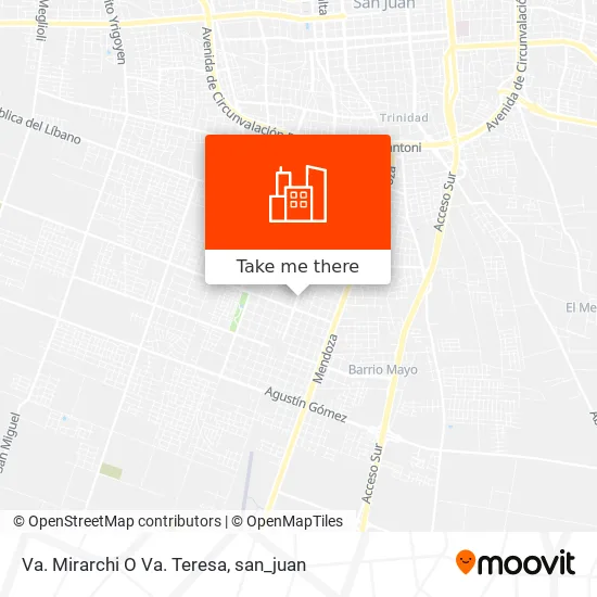 Va. Mirarchi O Va. Teresa map