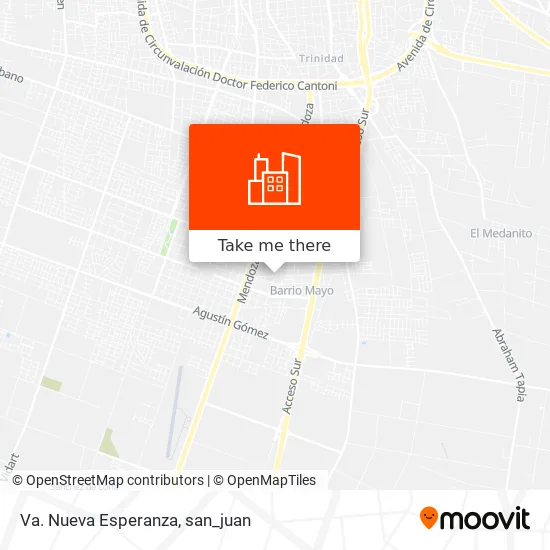 Va. Nueva Esperanza map