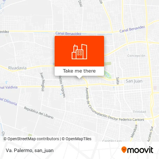 Va. Palermo map