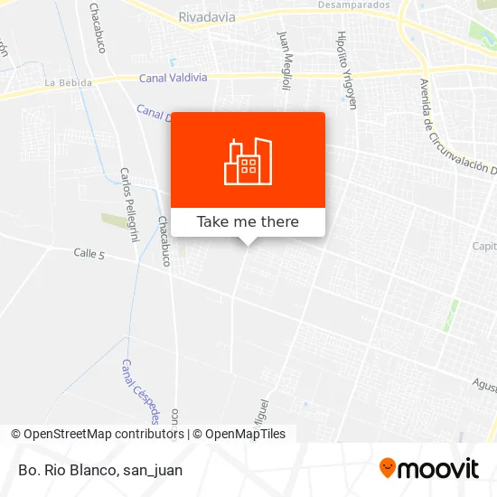 Bo. Rio Blanco map