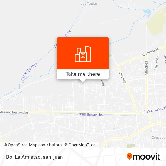 Bo. La Amistad map