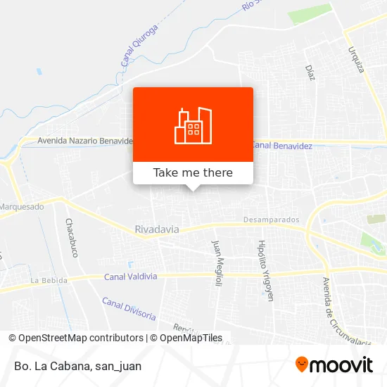 Bo. La Cabana map