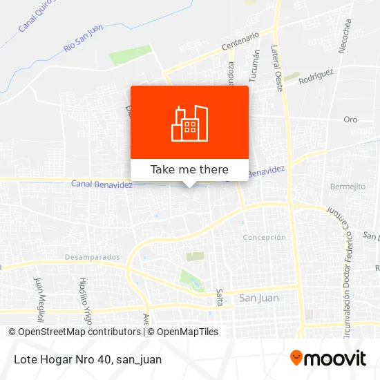 Lote Hogar Nro 40 map