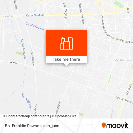Bo. Franklin Rawson map