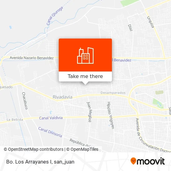 Bo. Los Arrayanes I map