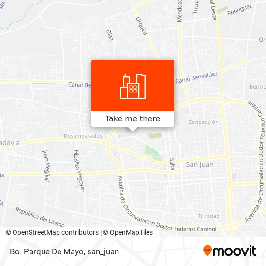 Bo. Parque De Mayo map