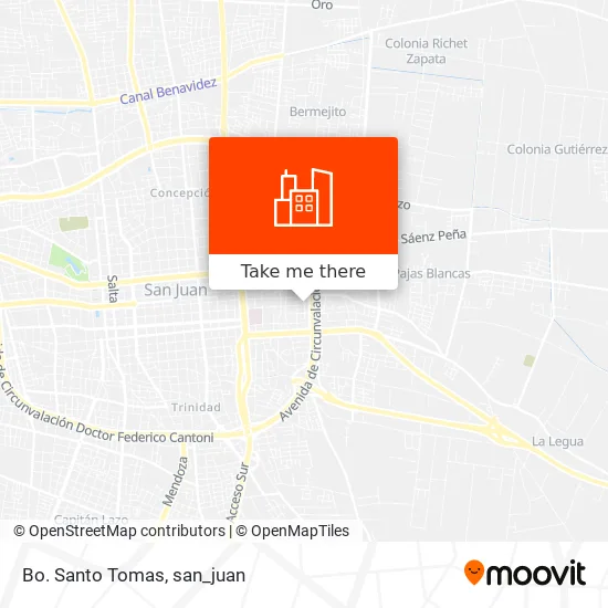 Bo. Santo Tomas map
