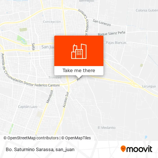 Bo. Saturnino Sarassa map