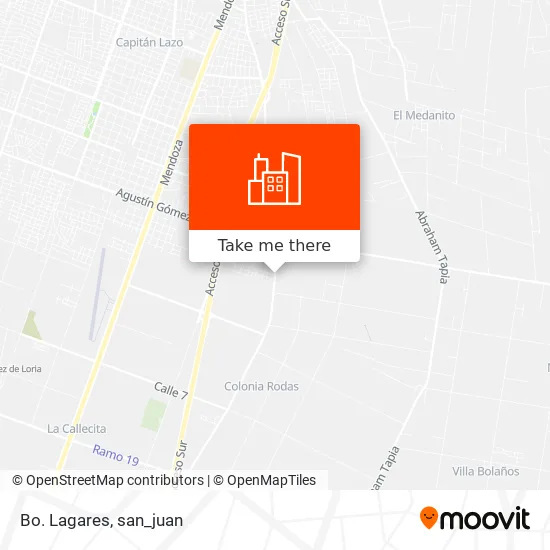 Bo. Lagares map