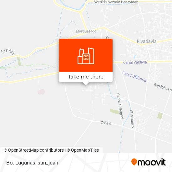 Bo. Lagunas map