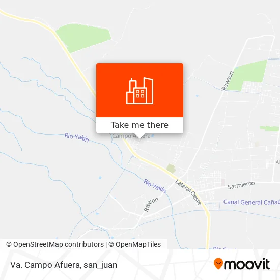 Va. Campo Afuera map
