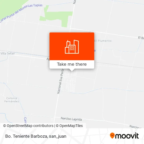 Bo. Teniente Barboza map