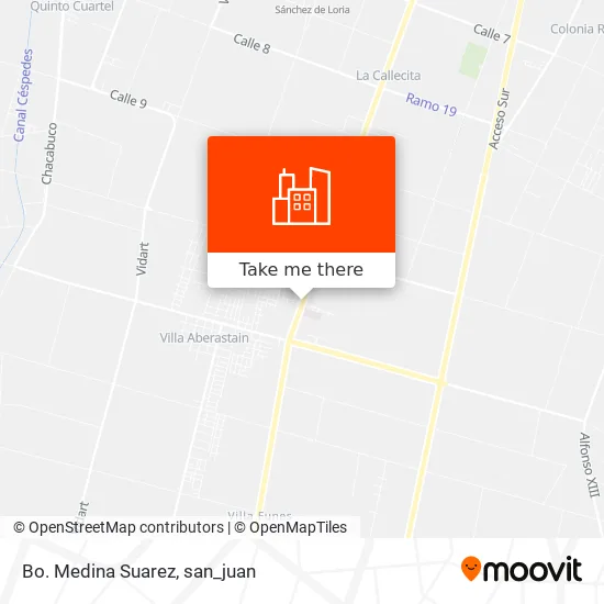 Bo. Medina Suarez map