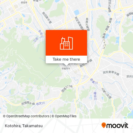 Kotohira map