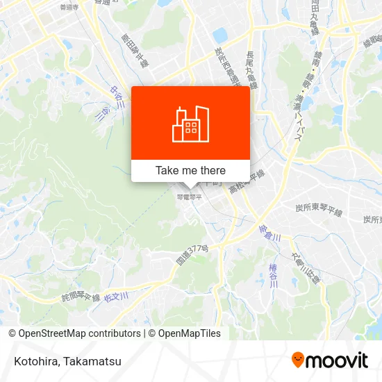 Kotohira map