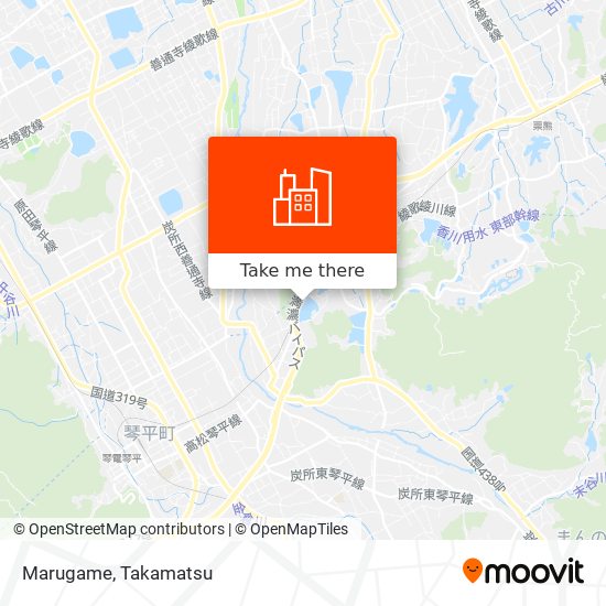 Marugame map