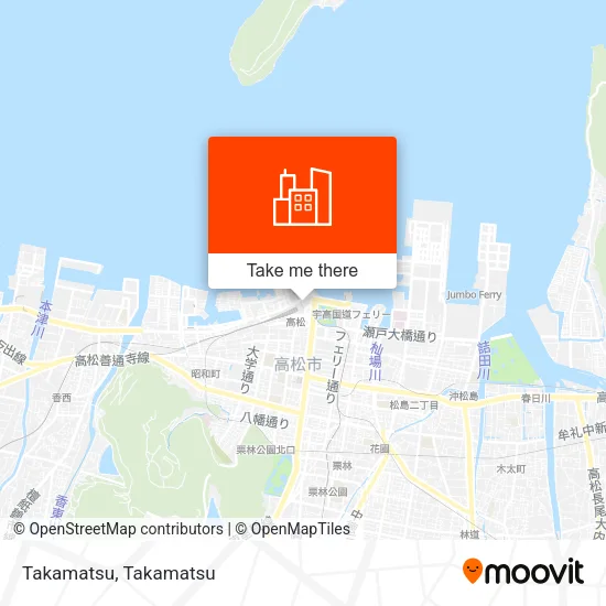 Takamatsu map