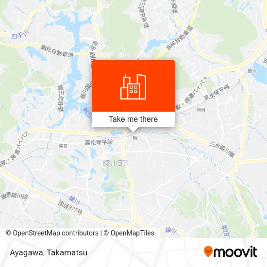 Ayagawa map
