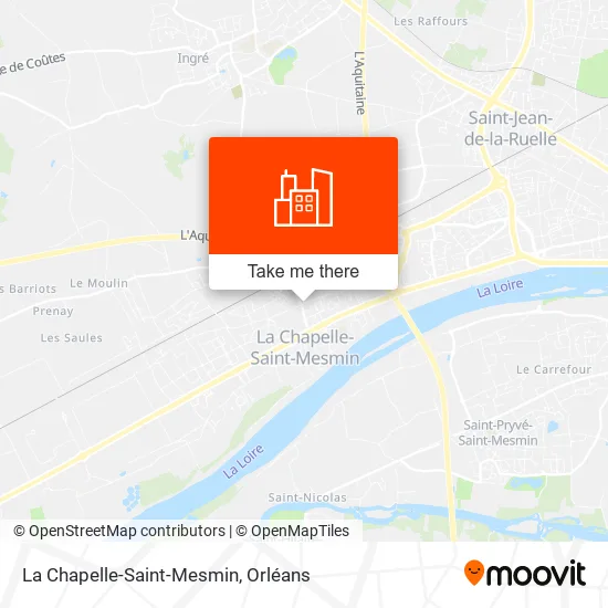 La Chapelle-Saint-Mesmin map