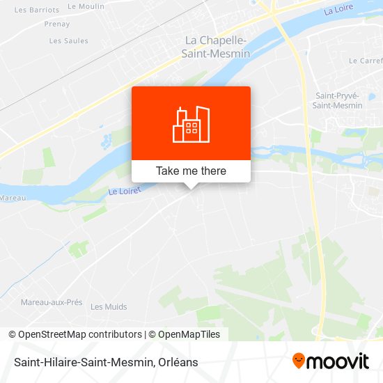 Saint-Hilaire-Saint-Mesmin map