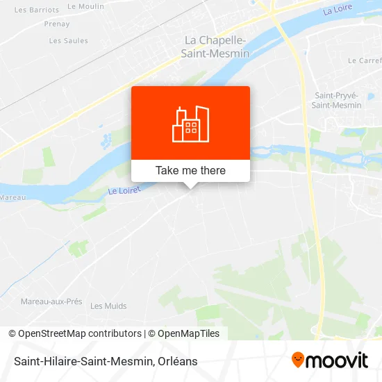 Saint-Hilaire-Saint-Mesmin map