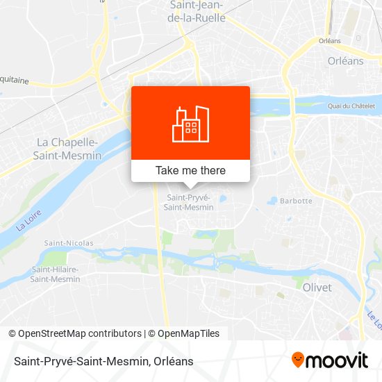 Saint-Pryvé-Saint-Mesmin map