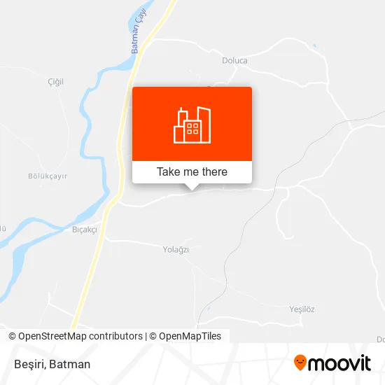 Beşiri map