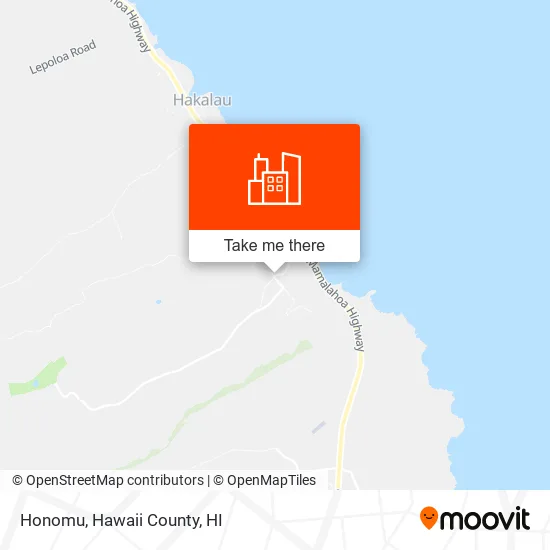 Honomu map