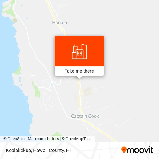 Kealakekua map