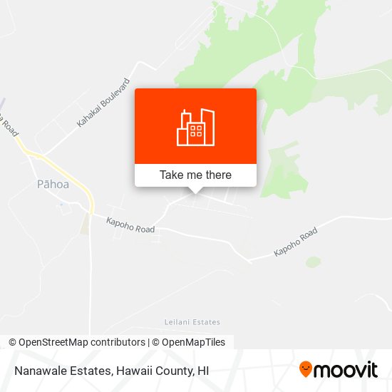 Nanawale Estates map