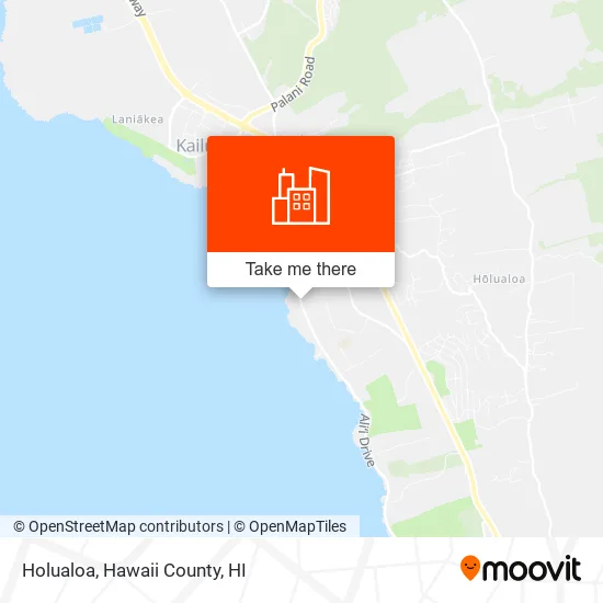 Holualoa map