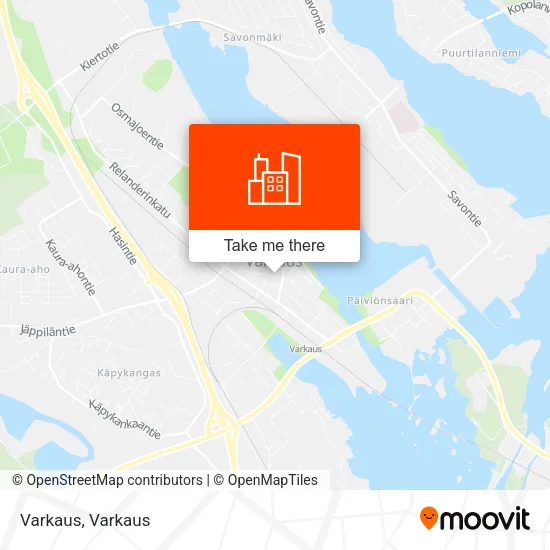 Varkaus map