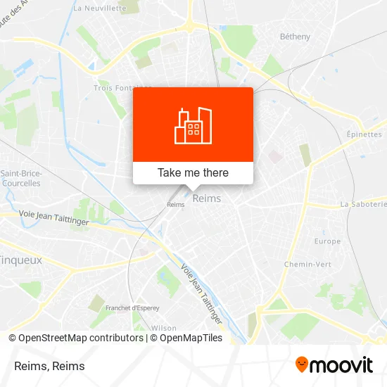 Reims map