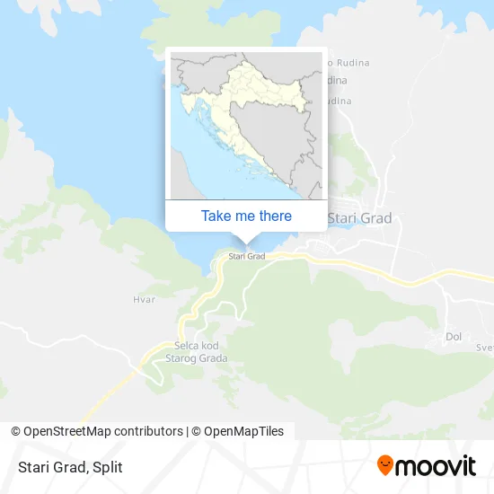 Stari Grad map