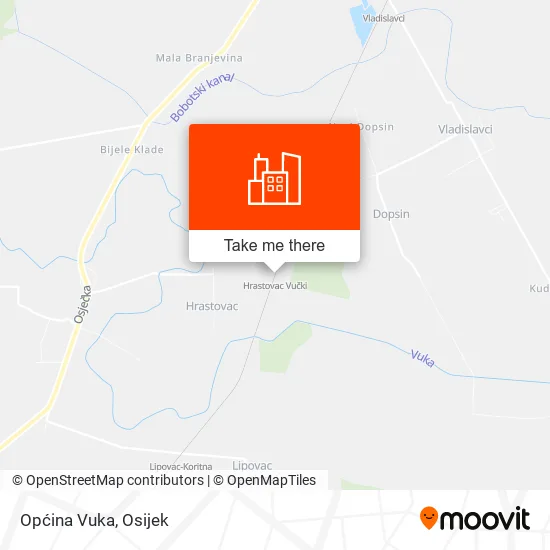 Općina Vuka map