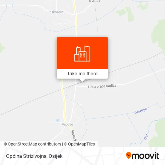 Općina Strizivojna map