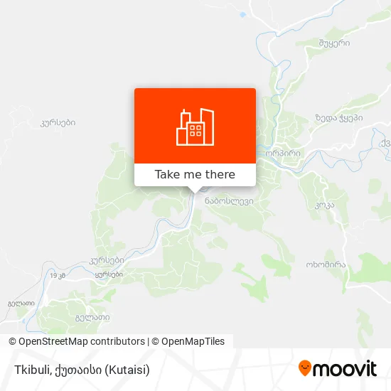 Карта Tkibuli
