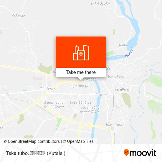 Карта Tskaltubo